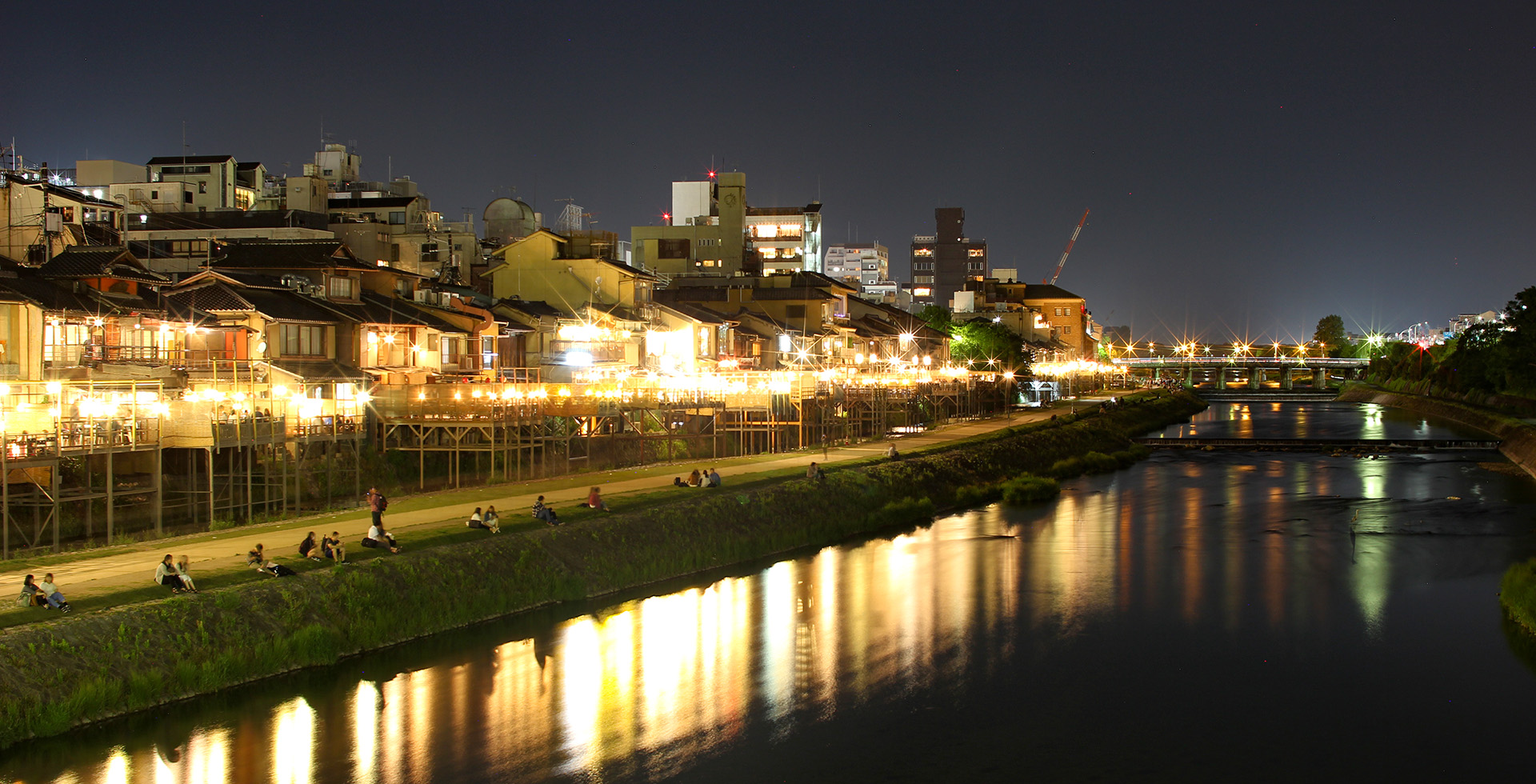 Kyoto by the river